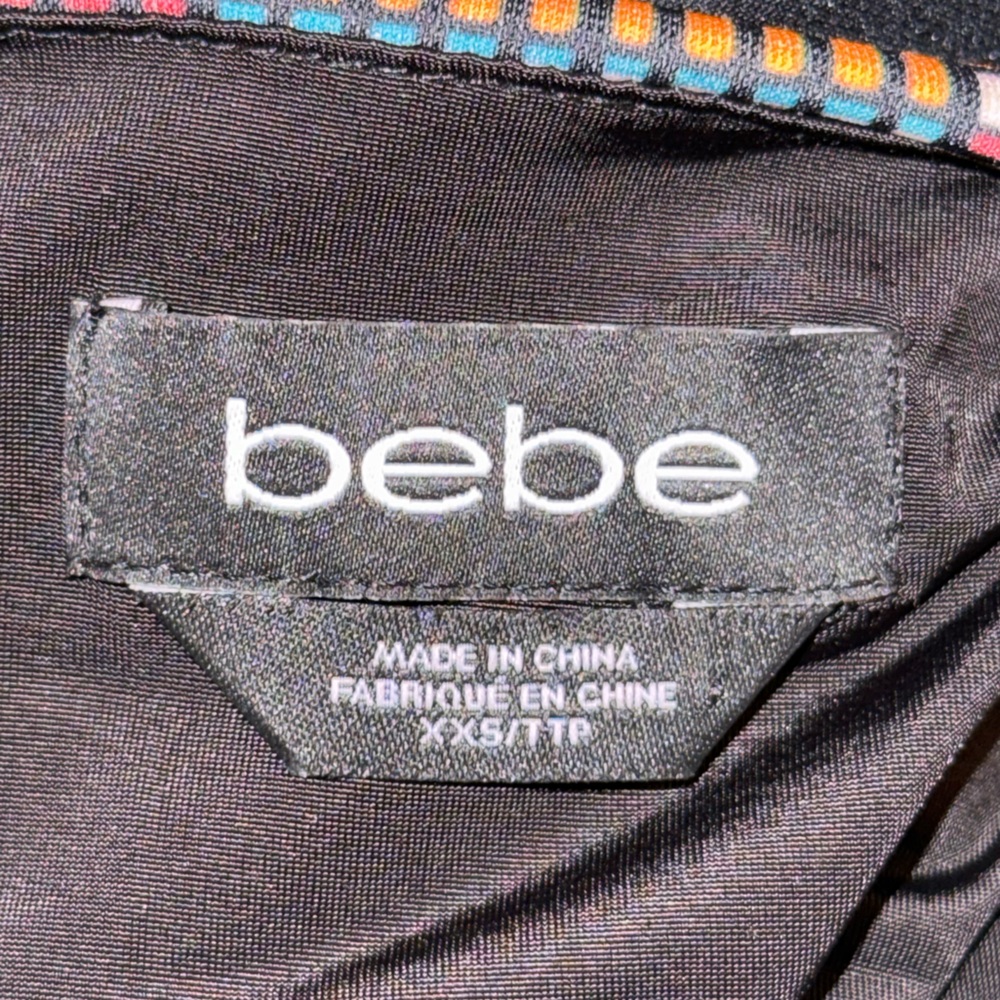 Bebe fitted dress with cut out in back, Size XXS - Picture 11 of 13